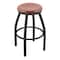 Holland Bar Stool Co 30" Swivel Bar Stool, Pewter Finish, Med Oak Seat X802 - alternate 1